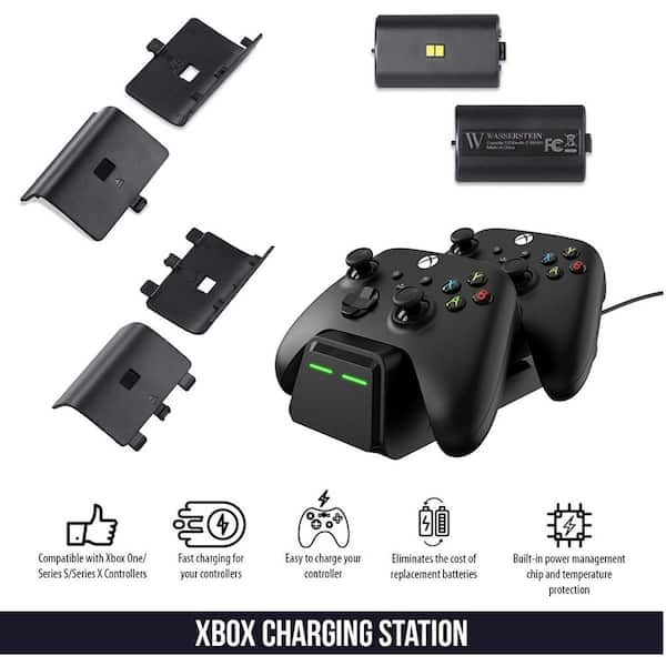 Wasserstein Xbox Wireless Controller Charging Station And Batteries For And 16 Model Xbox Series X Xbox Series S Xbox 1 Xsxcontroldualchrgrusa The Home Depot