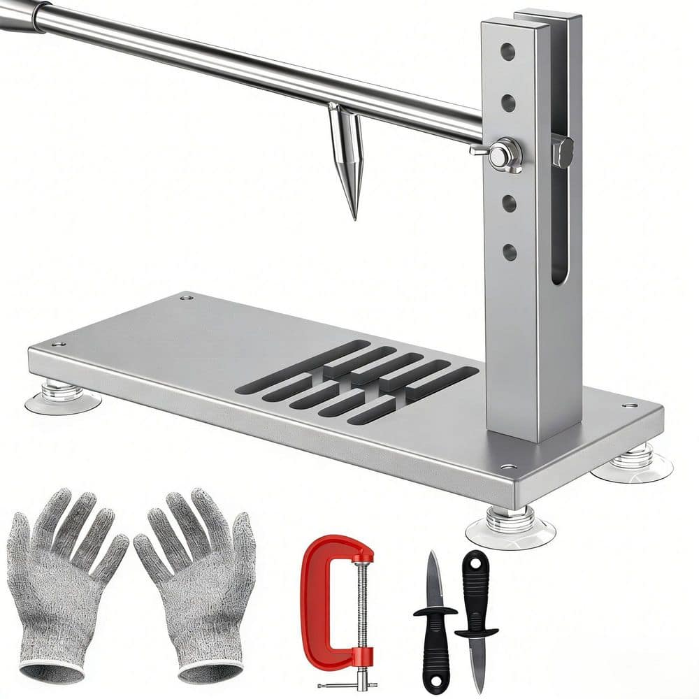 5-Piece Adjustable Aluminum Alloy and Stainless Steel Oyster Shucker Kit, Specialty Flatware price history on PriceWatchPro