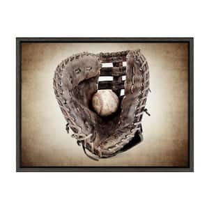 Sylvie "Vintage Baseball Glove" by Saint and Sailor Studios 24 in. x 18 in. Framed Canvas Wall Art