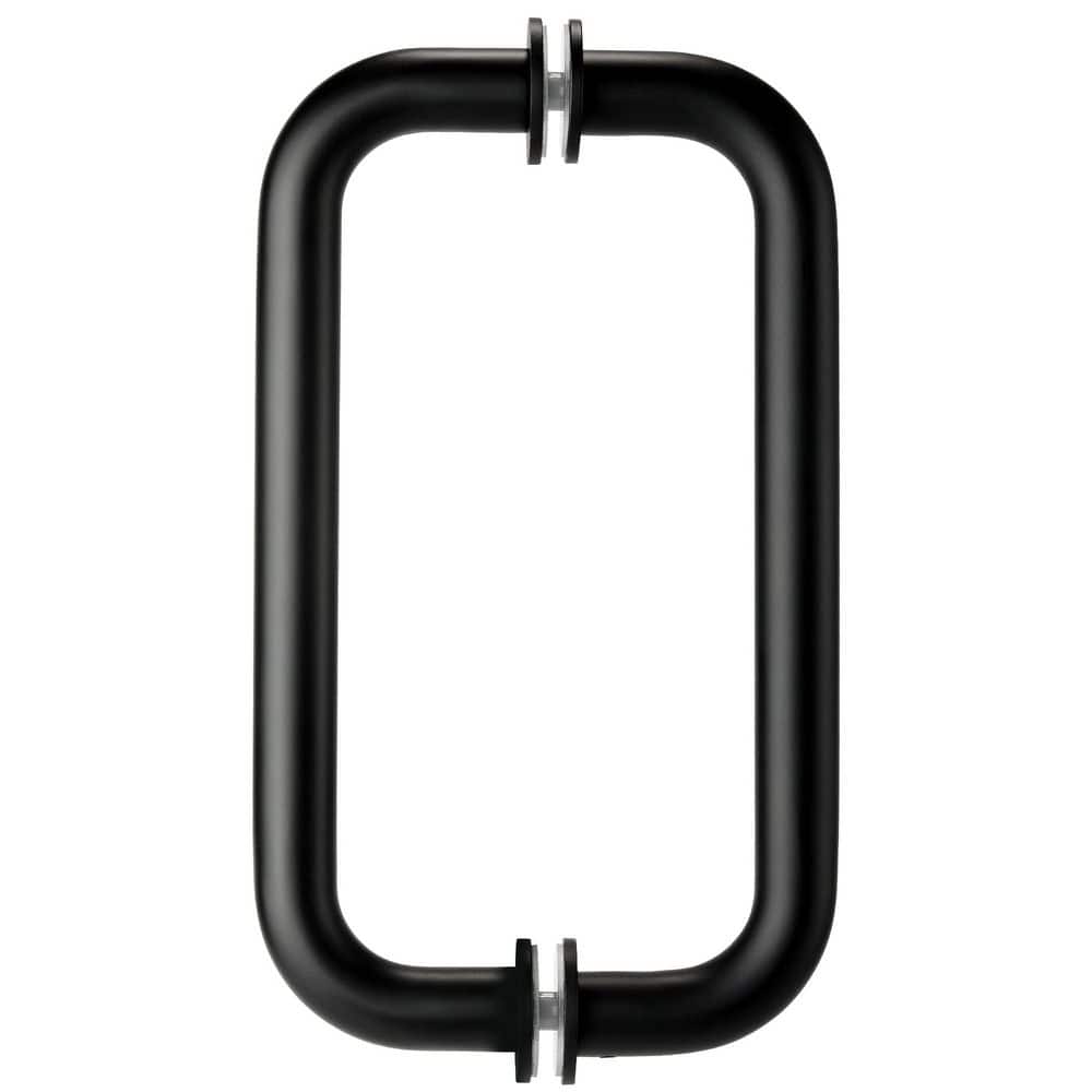 1-Piece Bathroom Accessory Set in Matte Black, 8 in. Center to Center Glass Shower Door Handle, 304 Stainless Steel price history on PriceWatchPro
