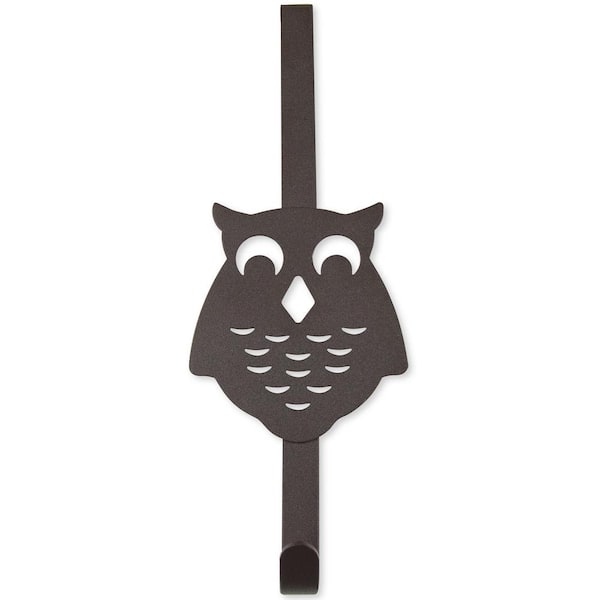 Rod Desyne Over the Door Counter Drawer Owl Organizer - Single Hook Bronze