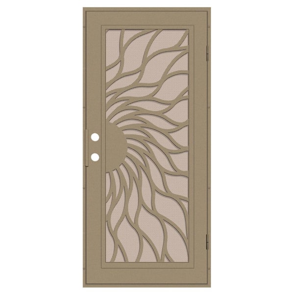 Unique Home Designs Sunfire 36 in. x 80 in. Left-Hand/Outswing Desert ...