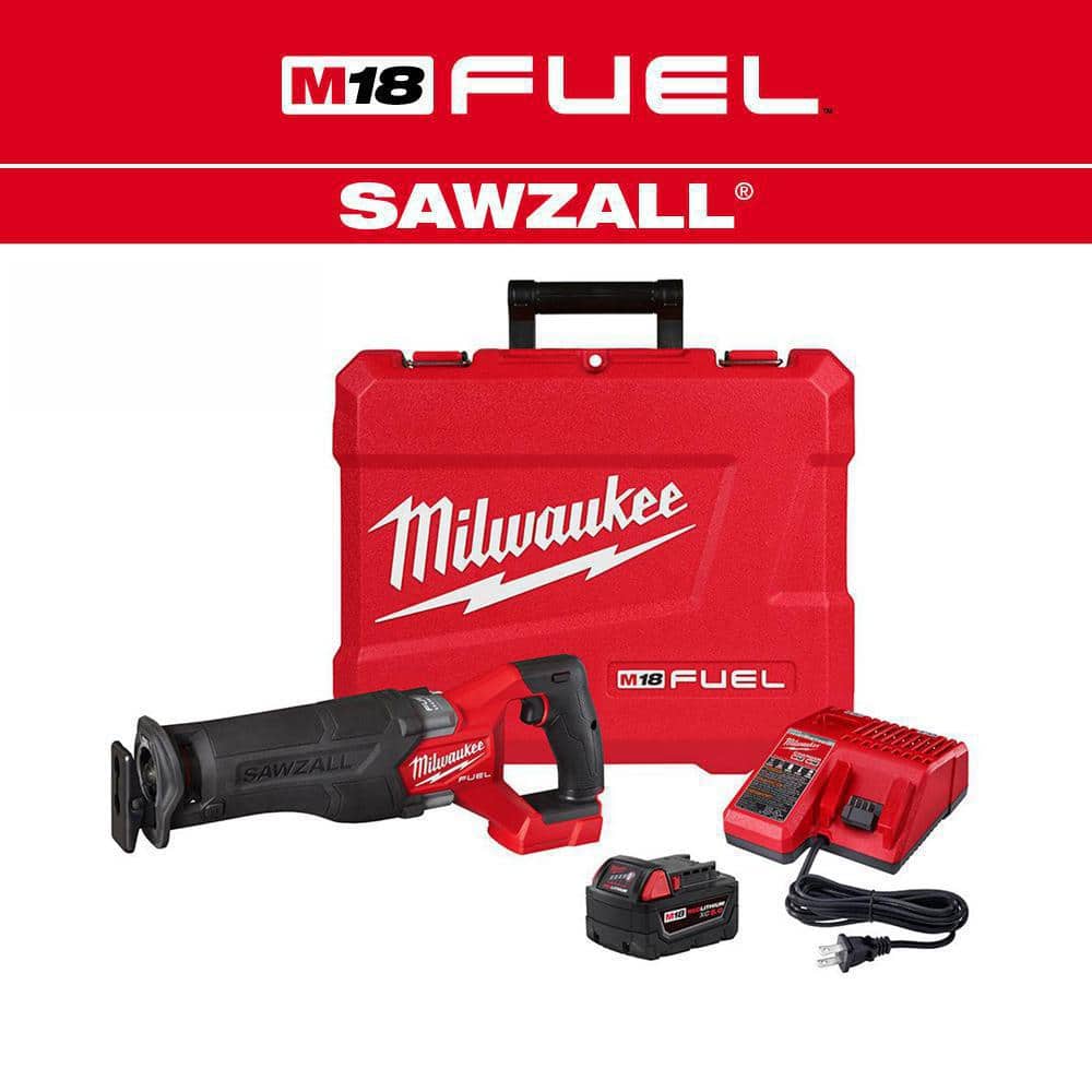 M18 FUEL18V Lithium-Ion Brushless Cordless SAWZALL Reciprocating Saw with PACKOUT Tool-Box, (1) 5.0 Battery, and Charger price history on PriceWatchPro