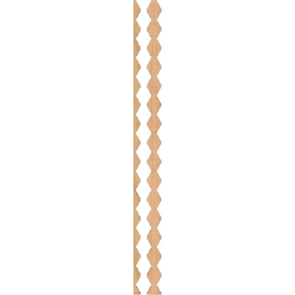 Sheyenne 47" Maple Wood Decorative Slat Wall Panel Kit