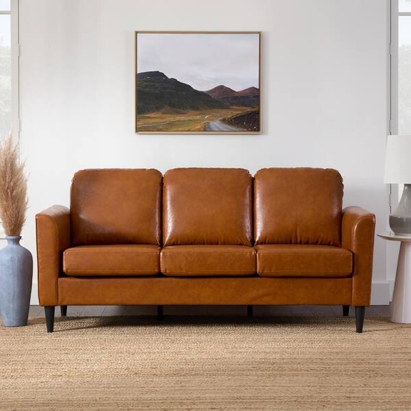 faux leather couch fading