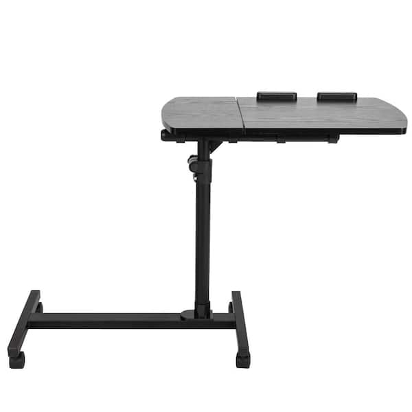 23.2 in. Width Black Wood Lifting Computer Desk