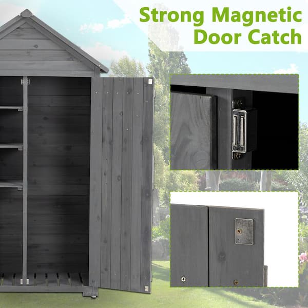 GOGEXX 40 in. x 22 in. x 69 in. Outdoor Storage Cabinet