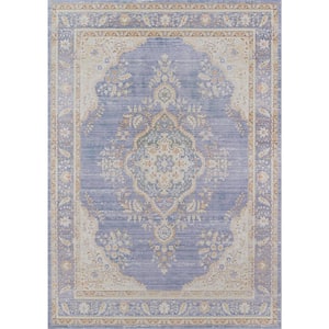 Isabella Periwinkle 2 ft. x 3 ft. Indoor Area Rug