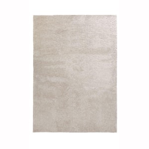 Ethereal Shag Cream Beige 5 ft. x 7 ft. Indoor Area Rug