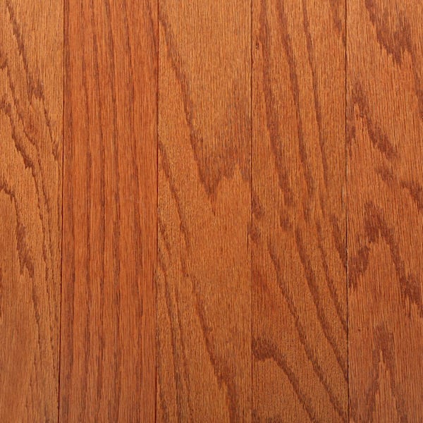 Bruce Colony Collection Gunstock Oak 3/8 in. T x 3 in. W T+G Smooth Engineered Hardwood Flooring (31.5 sq.ft./ctn)