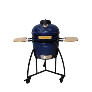 16 in. Kamado Charcoal Grill Includes Cover and Accessories