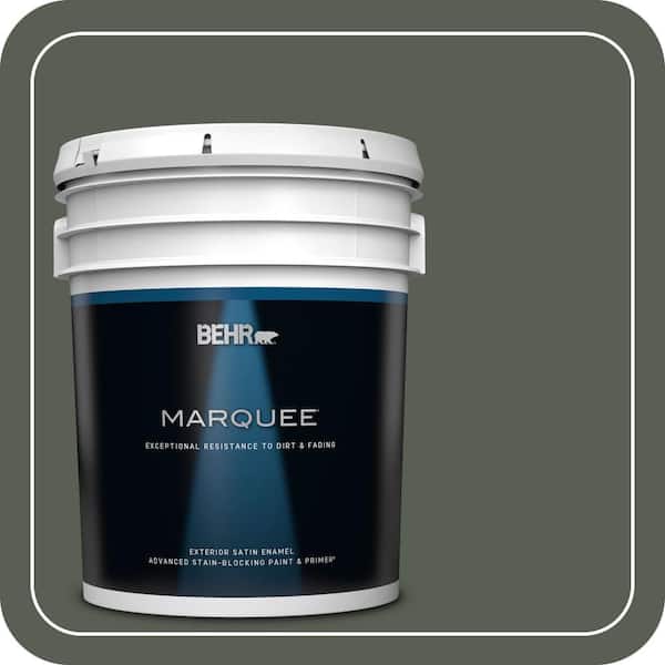 BEHR MARQUEE 5 gal. #PPU10-20 Pastoral Satin Enamel Exterior Paint & Primer