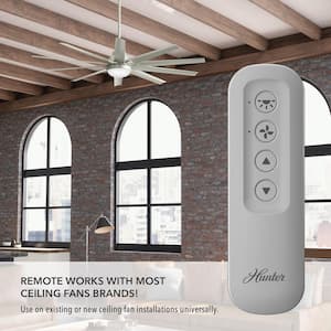 Universal 3-Speed Ceiling Fan and Light Kit Remote Control