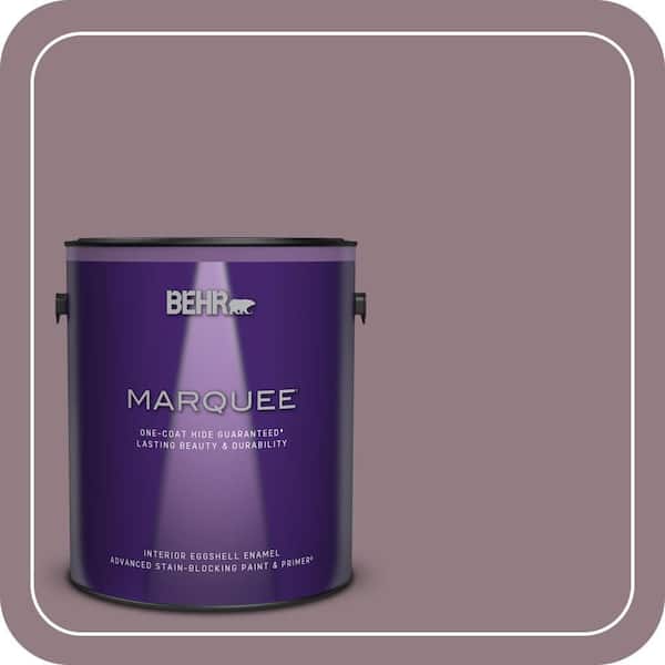 BEHR MARQUEE 1 gal. #100F-5 Gypsy Magic Eggshell Enamel Interior Paint & Primer