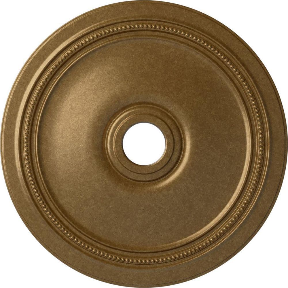 24 in. x 3-5/8 in. ID x 1-1/4 in. Diane Urethane Ceiling Medallion (Fits Canopies upto 6-1/4 in.), Pale Gold price history on PriceWatchPro