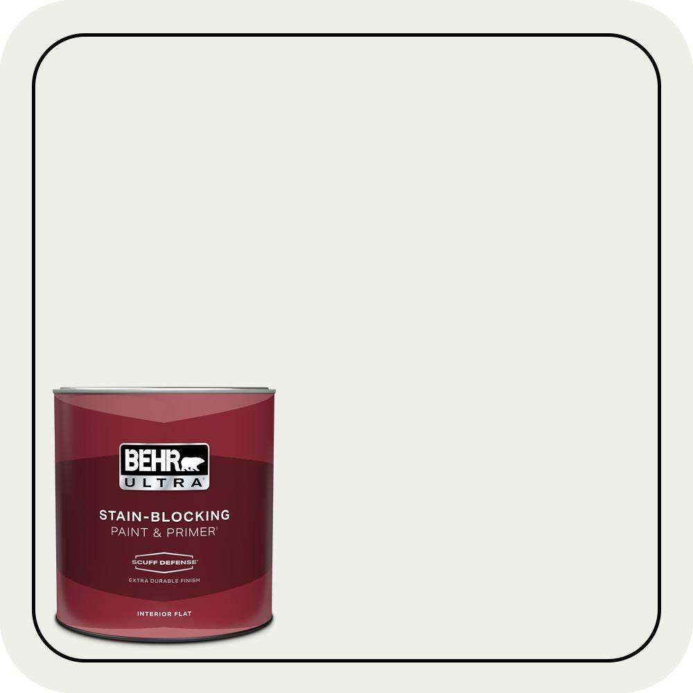 1 qt. Designer Collection #DC-004 Winter White Extra Durable Flat Interior Paint & Primer price history on PriceWatchPro