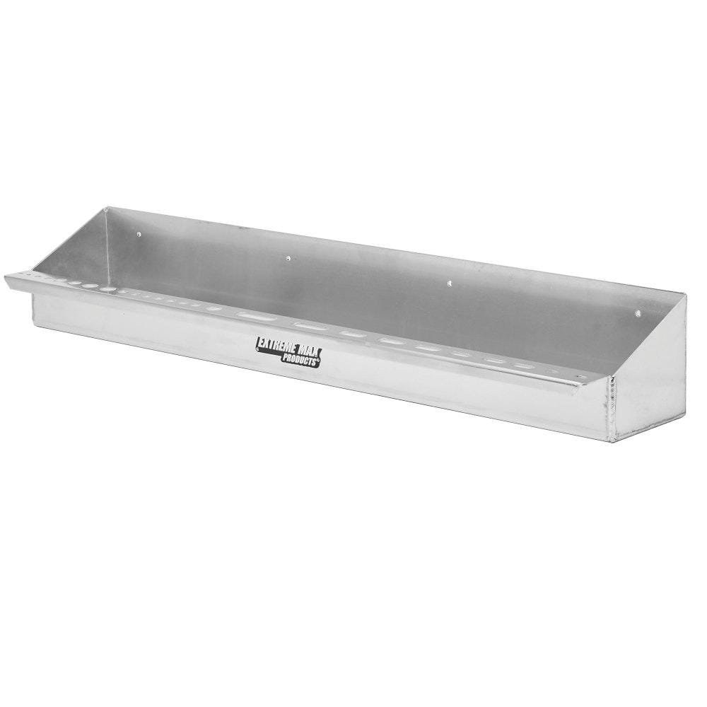 Extreme Max AllPurpose Aluminum Shelf for Race Trailer, Garage, Shop