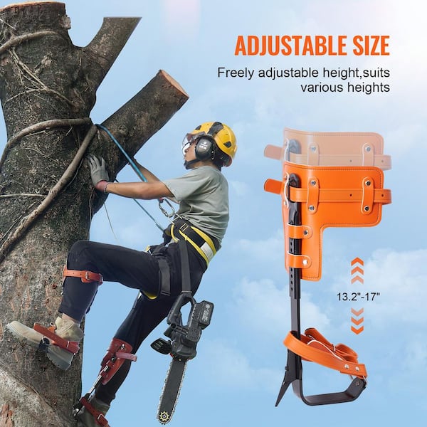 SVOPES Tree Climbing Spikes, Alloy Steel Climbing Spurs