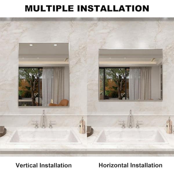 Sylanor 24 in. W x 30 in. H Rectangular Aluminum Framed Wall