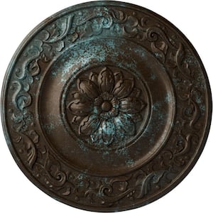 47-5/8 in. x 2-3/4 in. Milan Urethane Ceiling, Bronze Blue Patina