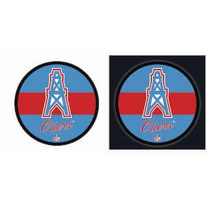 Tennessee Titans Vintage Round 23 in. Plug-in LED Lighted Sign