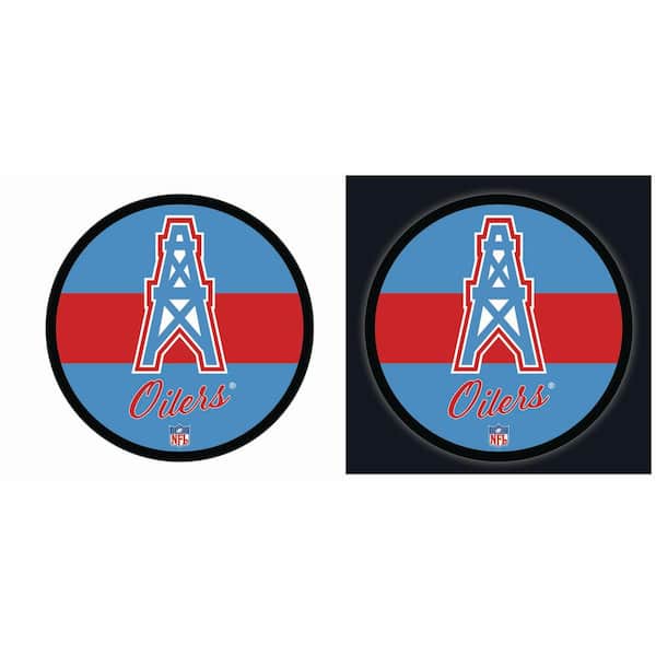 Evergreen Tennessee Titans Vintage Round 23 in. Plug-in LED Lighted Sign