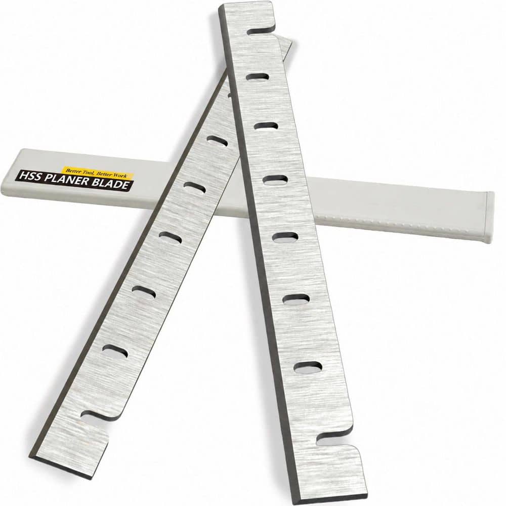 12.5 Inch High Speed Steel Planer Blade Replacement with Machined Holes for Thickness Planer 1 Set 2 pcs price history on PriceWatchPro