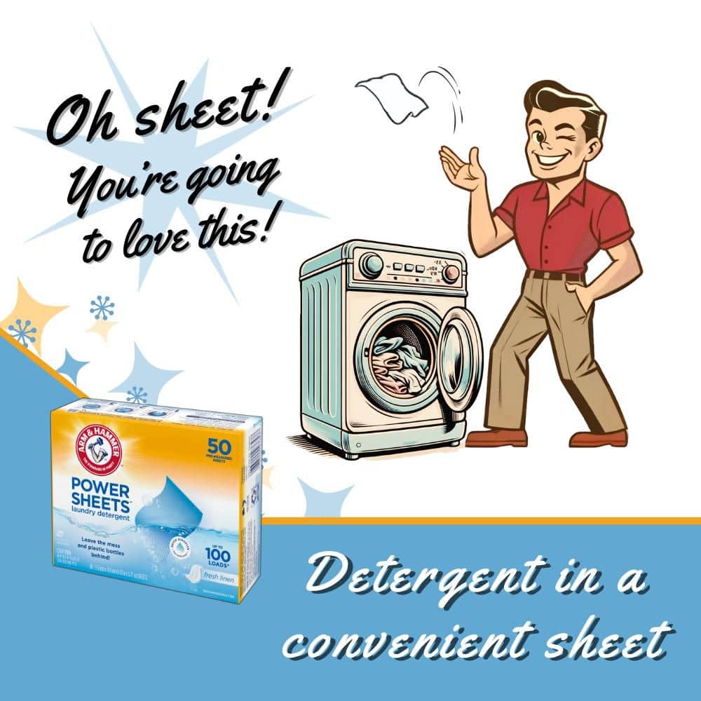 Fresh Linen High Efficiency Laundry Detergent Sheets