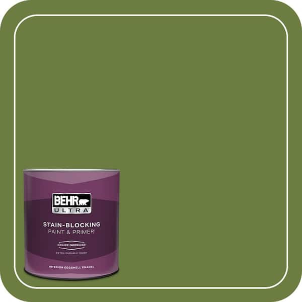 BEHR ULTRA 1 qt. #M350-7 Healing Plant Extra Durable Eggshell Enamel Interior Paint & Primer