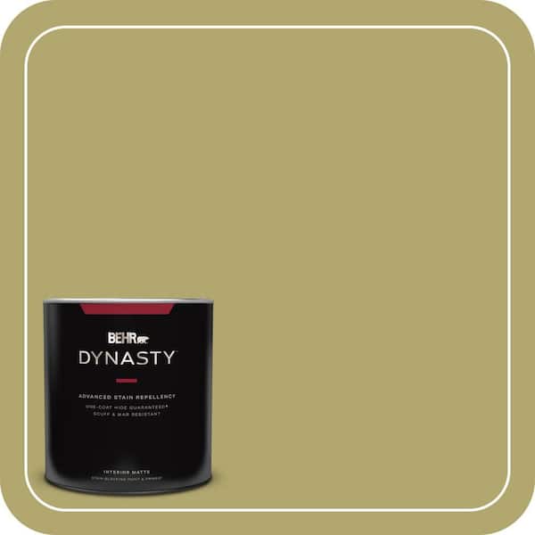 BEHR DYNASTY 1 qt. #PPU9-05 Natchez Moss Matte Interior Stain-Blocking Paint & Primer