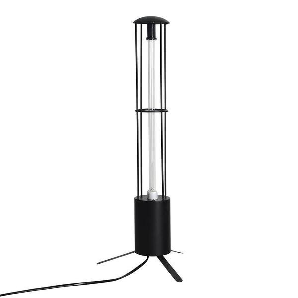 Rrtyo Jillian 20 8 In Uv Disinfection Sterilized Black Metal Floor Lamp With Remote Control 81010000000888 The Home Depot Rrtyo Jillian 20 8 In Uv Disinfection, Uv Floor Lamp