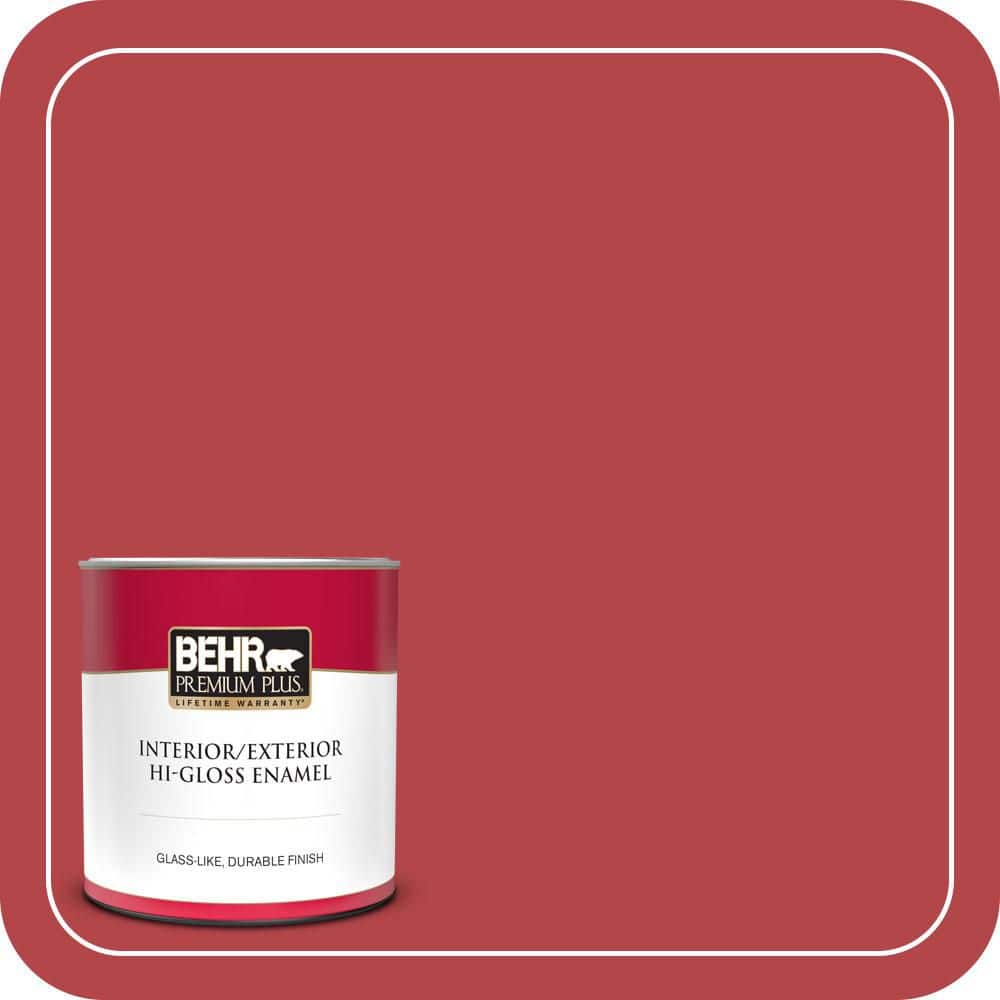 1 qt. Home Decorators Collection #HDC-SM14-10 Intrigue Red Hi-Gloss Enamel Interior/Exterior Paint & Primer price history on PriceWatchPro