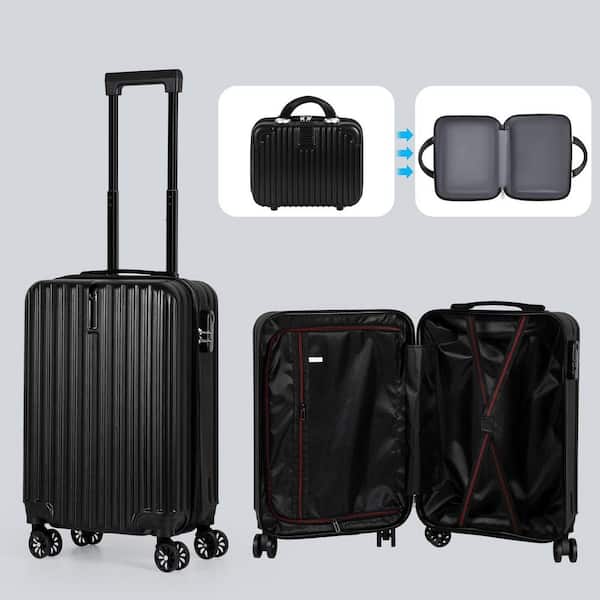 HIKOLAYAE 2-Piece Carry On Luggage Set Hard Side Lightweight