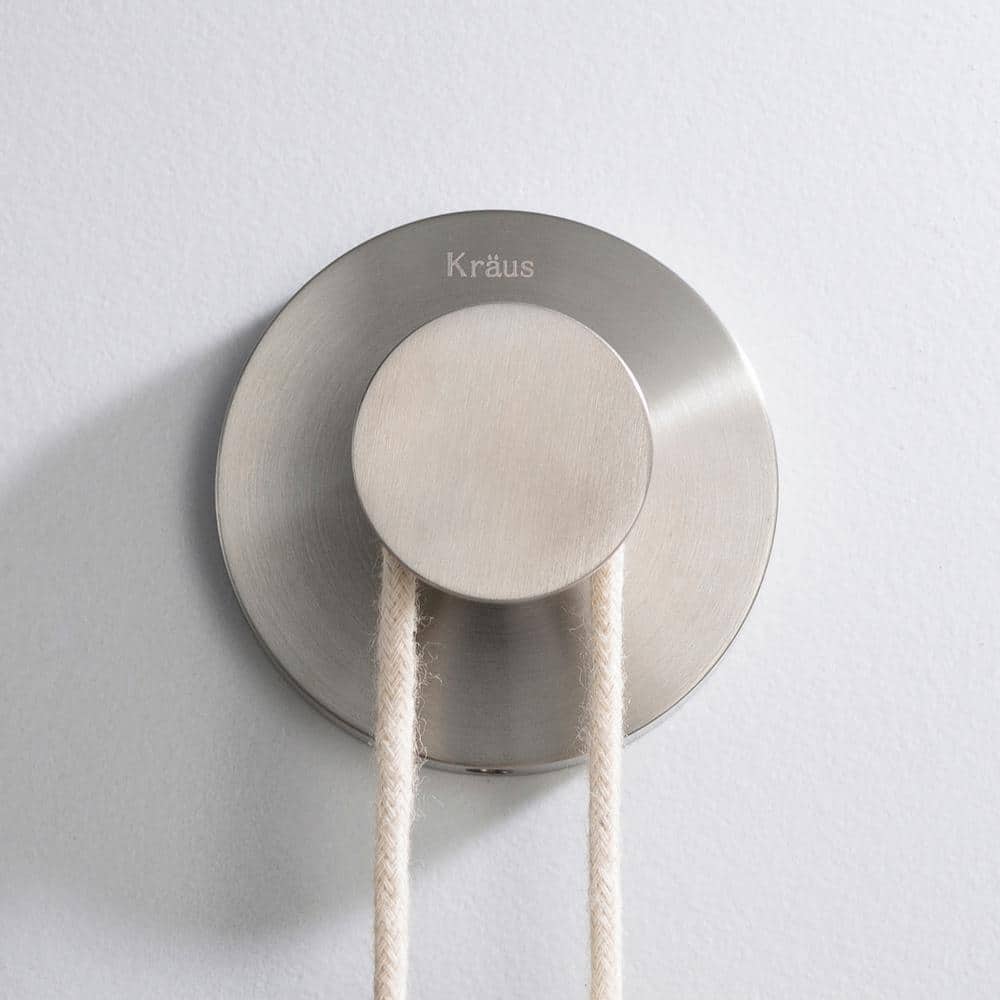 Elie Brushed Nickel Wall Mounted Robe Hook