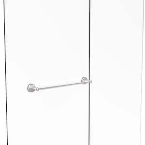 Monte Carlo Collection 30 in. Shower Door Towel Bar in Satin Chrome