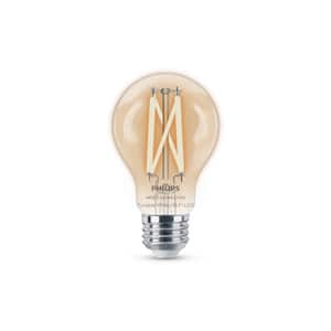 60-Watt Equivalent A19 Smart Wi-Fi Vintage Edison LED Light Bulb Tunable White 2700 (K) WiZ with Bluetooth (1-Pack)