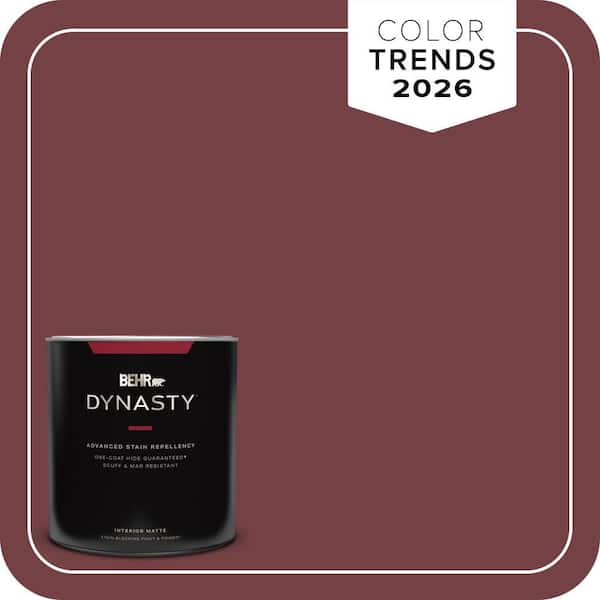 BEHR DYNASTY 1 qt. #MQ1-15 Rumors One-Coat Hide Matte Interior Stain-Blocking Paint and Primer