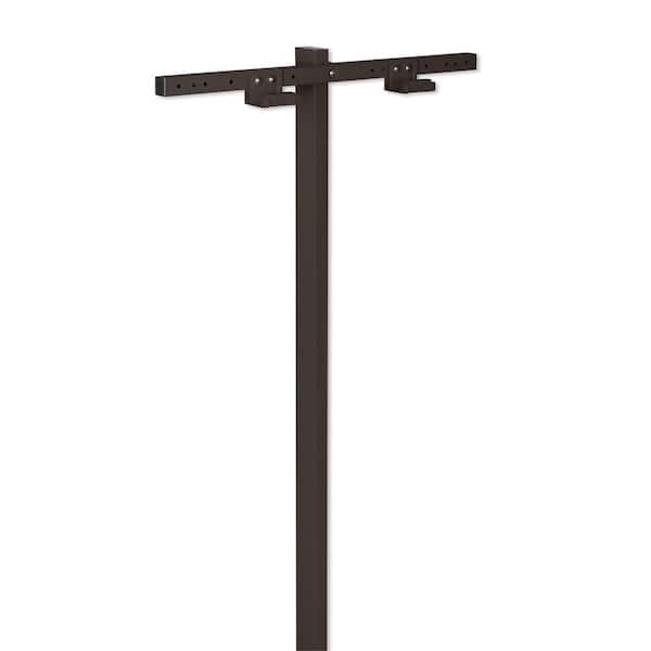 Retractable Clothesline Mounting Kit (T-Post) in Anthracite Black