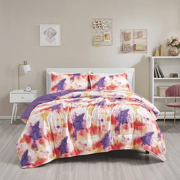 Shatex 3-Piece All Season Bedding King Size Comforter Set Ultra Soft Polyester Elegant Bedding Comforters