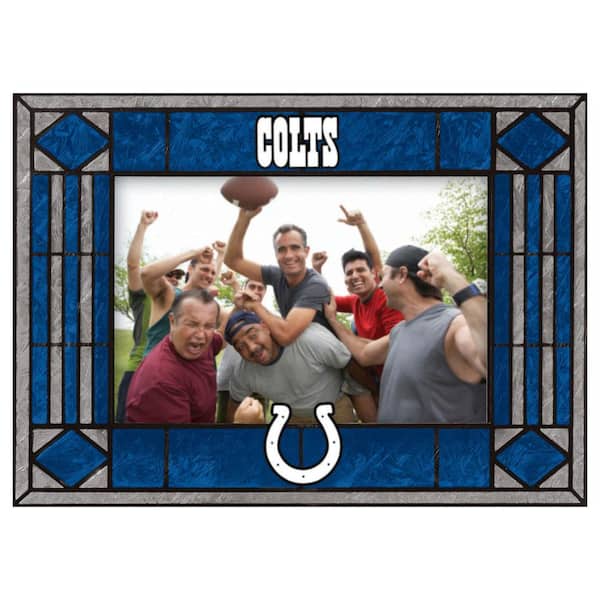 The Memory Company NFL - 4 in. X 6 in. Gloss Multi Color Horizontal Art Glass Picture Frame - Colts