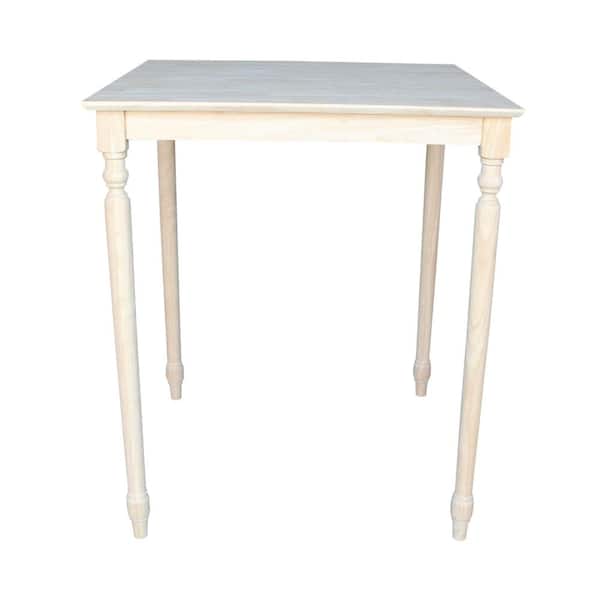 International Concepts Unfinished Pub/Bar Table