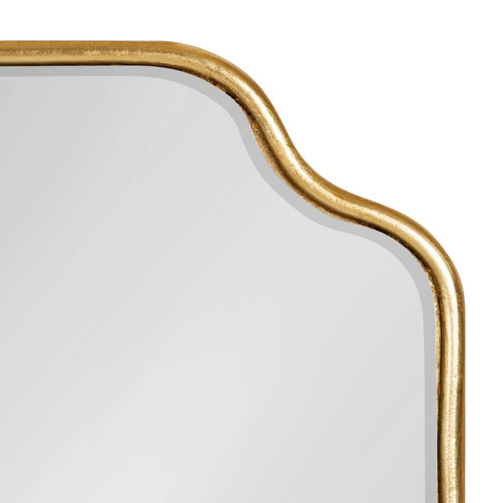 Plumley Traditional Full-Length Gold Wood Framed Mirror