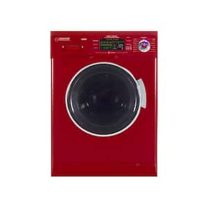 1.57 cu. ft. 110V Smart All-in-One Washer and Dryer Combo Version 2 Pro in Merlot