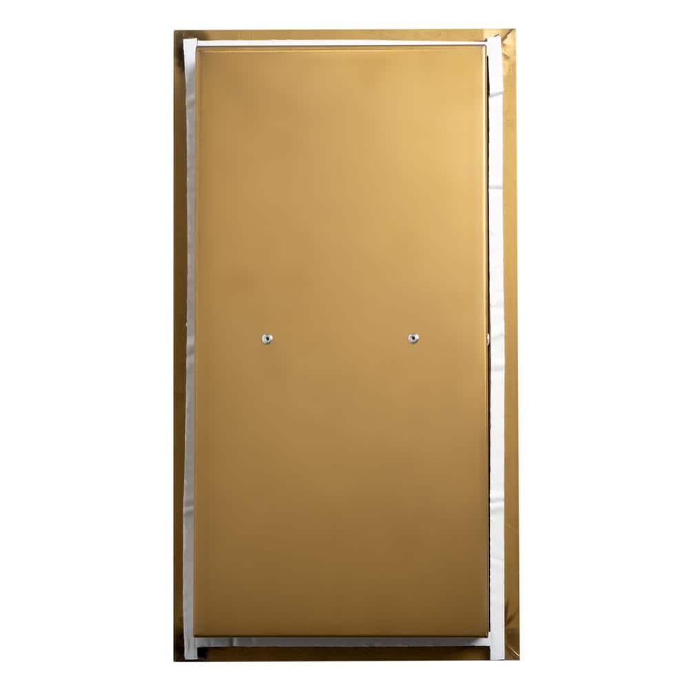 Brushed Gold Stainless Steel Wall-Mounted Toilet Paper Holder with Shelf