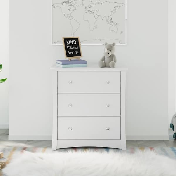 crescent 3 drawer chest