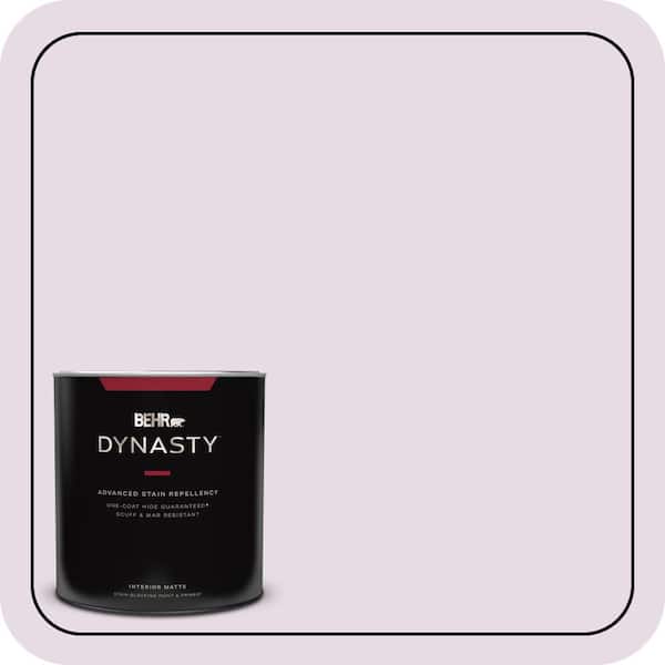 BEHR DYNASTY 1 qt. #680E-2 Iced Mauve Matte Interior Stain-Blocking Paint and Primer