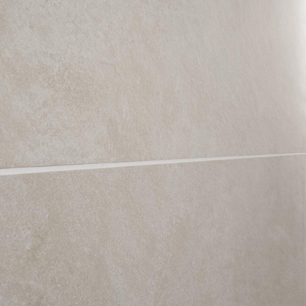 Linen White Large Format Matte Porcelain Tile 24x48