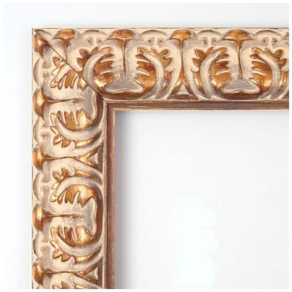 Florentine 8 1/2 High Antique Gold Mirror 4x6 Picture Frame