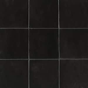 Cloe Square Glossy Black 5 in. x 5 in. Ceramic Wall Tile (10.83 sq. ft./Case)