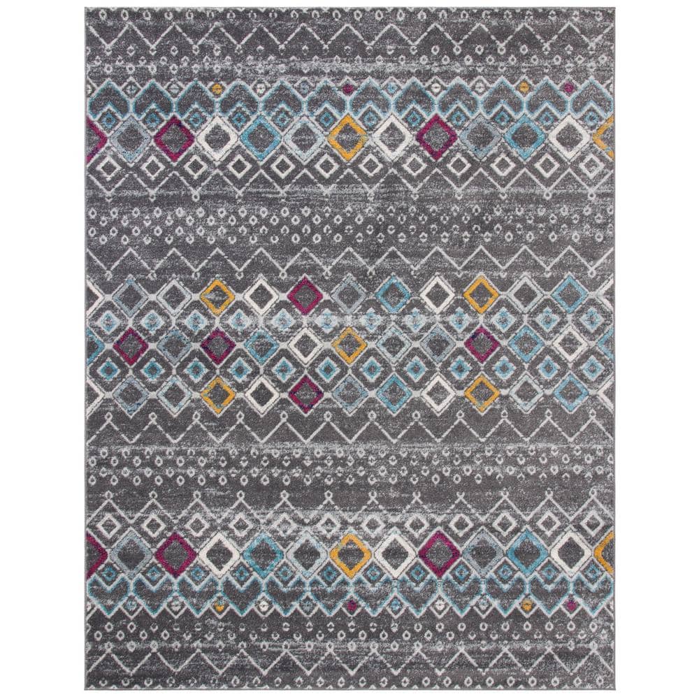Amsterdam Dark Gray/Ivory 10 ft. x 14 ft. Multi-Diamonds Chevron Area Rug price history on PriceWatchPro